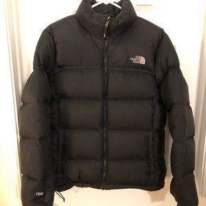 Women’s NorthFace goose down filled jacket.